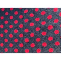 Deka VetBed DeLuxe č.44 sivá + červená bodka